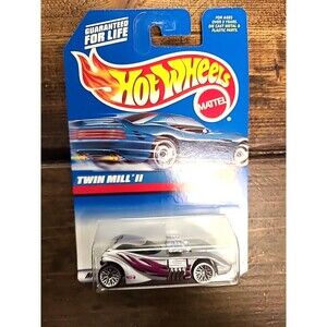 Vintage NEW NOS Hot Wheels Twin Mill II #783 Silver